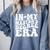 In My Master's Degree Era Graduation Master Degree Comfort Colors Sweatshirt Blue Jean