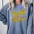 Masters Degree Graduation For Mom Wife Social Work MBA Comfort Colors Sweatshirt Blue Jean