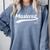 Master's Degree Mastered It 2021 Graduation Comfort Colors Sweatshirt Blue Jean