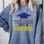 Masters Degree Proud Dad Graduation Shirt MBA Social Work Comfort Colors Sweatshirt Blue Jean