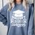 Master's Degree Survivor College Graduation Comfort Colors Sweatshirt Blue Jean