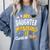 Masters Graduation My Daughter Mastered It Class Of 2025 Comfort Colors Sweatshirt Blue Jean