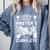 Master's Level Complete College Graduation Comfort Colors Sweatshirt Blue Jean