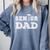 Matching Family Highschool Graduation 2024 Senior Dad Comfort Colors Sweatshirt Blue Jean