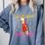 By Any Means Necessary Graduation HBCU Educated Girl Comfort Colors Sweatshirt Blue Jean