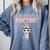 Med School Graduation Bunny Medical New Doctor Comfort Colors Sweatshirt Blue Jean