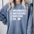 MELANATED BACHELORS MASTERS DR Doctor Graduation Comfort Colors Sweatshirt Blue Jean