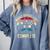 Middle School Level Complete Gamer Class Of 2024 Graduation Comfort Colors Sweatshirt Blue Jean