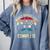 Middle School Level Complete Gamer Class Of 2025 Graduation Comfort Colors Sweatshirt Blue Jean