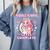 Middle School Level Complete Gaming Graduation Anime Girl Comfort Colors Sweatshirt Blue Jean