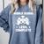 Middle School Level Complete Video Gamer Graduation Comfort Colors Sweatshirt Blue Jean