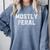Mostly Feral Introvert Sarcastic Comfort Colors Sweatshirt Blue Jean Mostly Feral Introvert Sarcastic Comfort Colors Sweatshirt Blue Jean