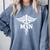 MSN Letters On Caduceus Medical Emblem MSN Nurse Graduation Comfort Colors Sweatshirt Blue Jean