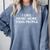I Like Music More Than People Introverted Music Lover Comfort Colors Sweatshirt Blue Jean