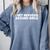 I Get Nervous Around Girls Shy Anti-Social Introvert Comfort Colors Sweatshirt Blue Jean