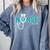 New Grad Nurse Graduation For RN & LPN Comfort Colors Sweatshirt Blue Jean