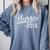 New RN Nurse Graduation 2019 Comfort Colors Sweatshirt Blue Jean