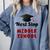 Next Stop Middle School Graduation Comfort Colors Sweatshirt Blue Jean