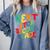 Next Stop Second Grade 1st Grade Graduation Day Kids Comfort Colors Sweatshirt Blue Jean