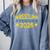 Night Wrestling Senior 2026 Graduation Comfort Colors Sweatshirt Blue Jean