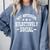 Not Antisocial Selectively Social Introvert Comfort Colors Sweatshirt Blue Jean