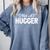 Not A Hugger I Introvert Comfort Colors Sweatshirt Blue Jean