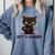 Not A Hugger Tee Angry Cat Sarcastic Cute Introvert Comfort Colors Sweatshirt Blue Jean