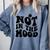 Not In The Mood Anti Social Introvert Sarcastic Retro Comfort Colors Sweatshirt Blue Jean