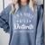 Nurse DNP PhD Doctorate Graduation Women Comfort Colors Sweatshirt Blue Jean