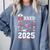 Nurse Earned It 2025 Nurse Graduation RN LPN Class Of 2025 Comfort Colors Sweatshirt Blue Jean