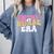 In My Nurse Era Nursing School Graduation Women Comfort Colors Sweatshirt Blue Jean