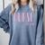 Nurse Est 2018 New Nurse Graduation Shirt Comfort Colors Sweatshirt Blue Jean