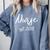 NURSE EST 2018 New Nursing School Graduation Shirt Comfort Colors Sweatshirt Blue Jean