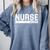 Nurse Est 2018 Nursing Graduation T Shirt Comfort Colors Sweatshirt Blue Jean