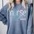 Nurse Est 2022 Rn Nursing School Graduation Graduate Comfort Colors Sweatshirt Blue Jean