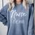 Nurse Established 2018 Shirt Cute New Nurse Graduation Tee Comfort Colors Sweatshirt Blue Jean