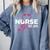 Nurse Graduate Graduation 2018 Nursing School Shirt Comfort Colors Sweatshirt Blue Jean