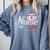 Nurse Nursing School Graduation Est 2018 Shirt Comfort Colors Sweatshirt Blue Jean