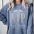 Nurse Practitioner Graduation Caduceus NP Degree 2019 Comfort Colors Sweatshirt Blue Jean