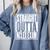 Nurse The Straight Outta NCLEX Graduation RN Gift Tshirt Comfort Colors Sweatshirt Blue Jean