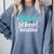Nursing School Survivor RN Grad Nurse Graduation Student Comfort Colors Sweatshirt Blue Jean