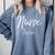 Nursing Student Graduation For Women Nurse Est 2019 Comfort Colors Sweatshirt Blue Jean