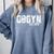Obgyn Graduation For Obgyns Est 2019 T-Shirt Comfort Colors Sweatshirt Blue Jean