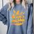 One Degree Hotter Graduation Ceremony Celebration Comfort Colors Sweatshirt Blue Jean