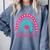 Pathologists' Assistant Graduation 2023 Boho Rainbow Comfort Colors Sweatshirt Blue Jean