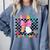 Peace Out 2nd Grade Graduation Last Day School Second Grade Comfort Colors Sweatshirt Blue Jean