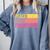 Peace Love Engineering Engineer School Graduation Retro Comfort Colors Sweatshirt Blue Jean