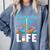 Pharmacy Life Pharmacist Chemist Student PharmD Graduation Comfort Colors Sweatshirt Blue Jean