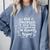 PhD Doctorate Doctoral Degree Graduation Comfort Colors Sweatshirt Blue Jean