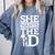 PhD Doctorate Husband Boyfriend PhD Graduation Comfort Colors Sweatshirt Blue Jean